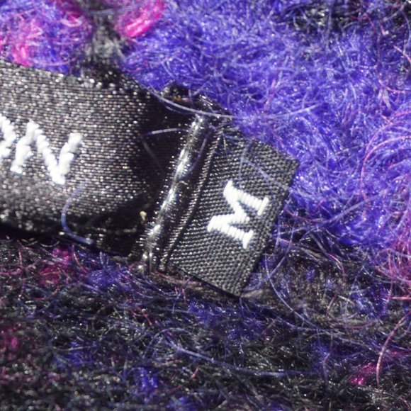 Vintage 80s Mohair Wool Plaid Cardigan Sweater - Picture 7 of 8